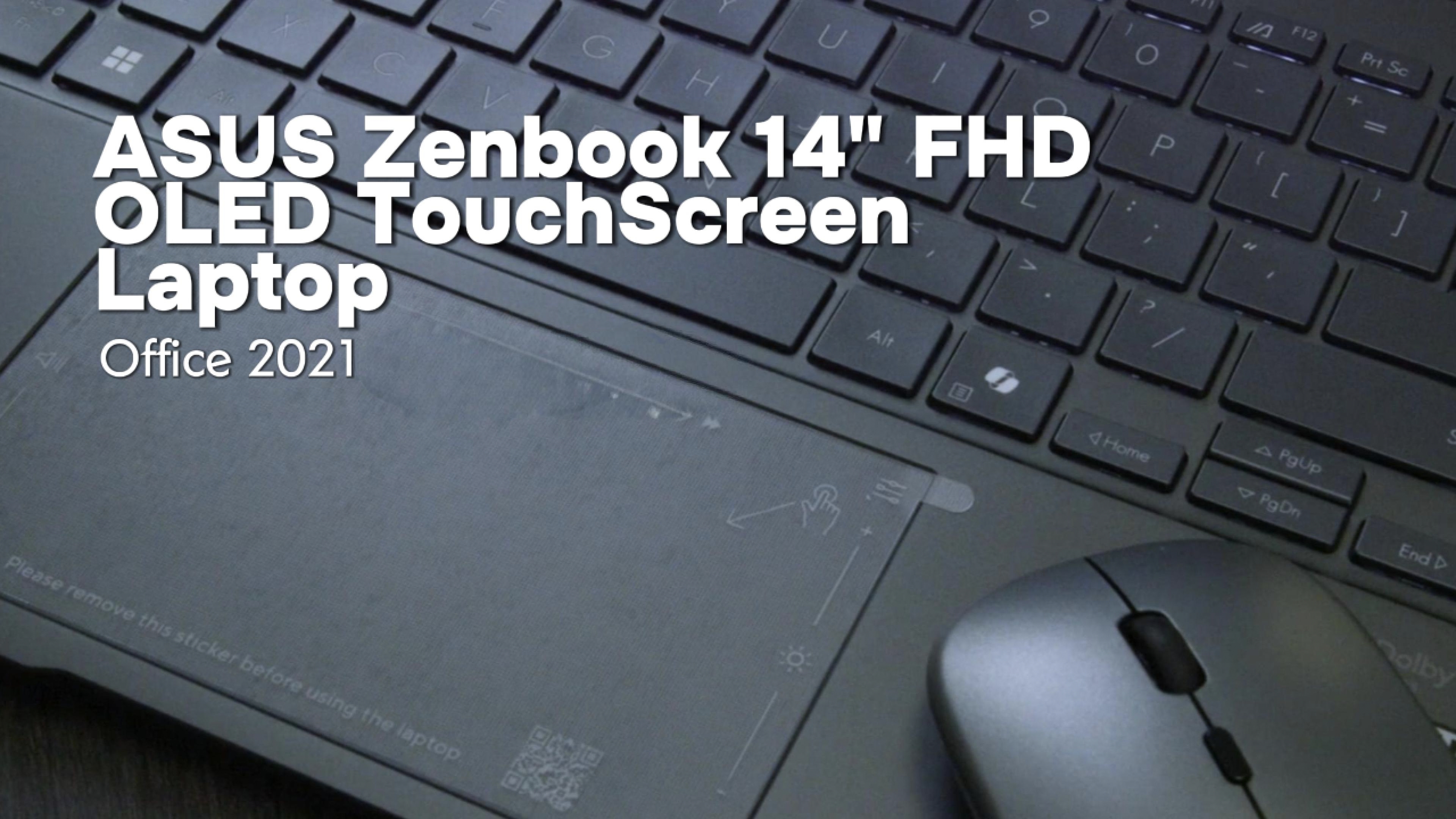 Amazon.com: ASUS Zenbook 14'' Wuxga OLED Touchscreen Laptop, Intel